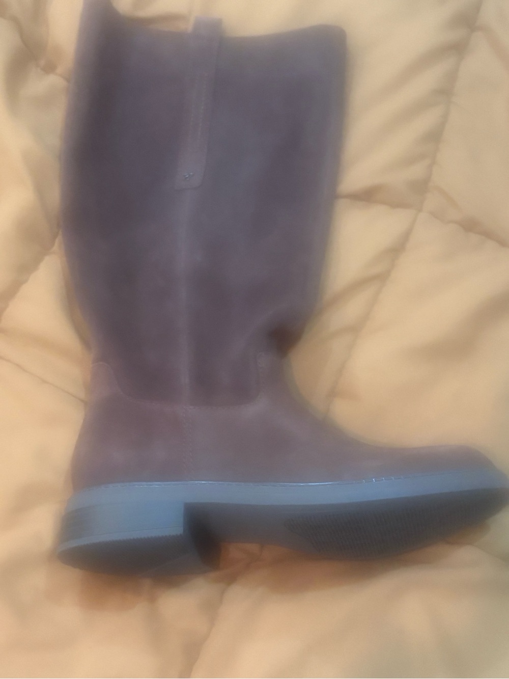 Naturalizer Over-the-Knee Suede Boots in Gray
